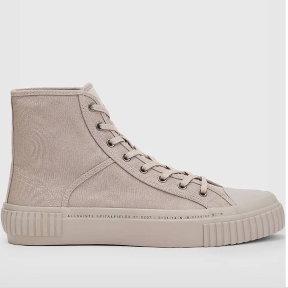 AllSaints Douglas Script High Top size 8 - Picture 1 of 7